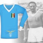 1937, in finale di Coppa Europa Centrale con il tricolore sul petto