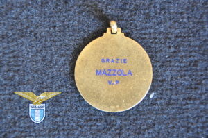 1973/74, medaglia “S.S. Lazio Campione d’Italia”, retro