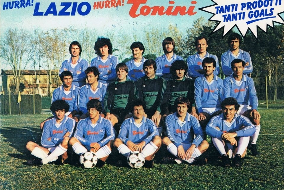 Il primo sponsor ufficiale della storia della Lazio, la “Tonini”