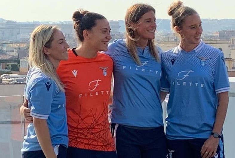 Bellezza e classe,  unione perfetta per la presentazione della “Lazio Women”.