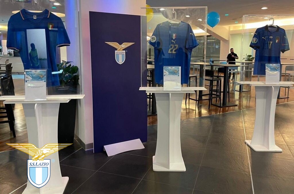 Per Lazio-Cagliari, il “Lazio Museum” espone i successi Azzurri