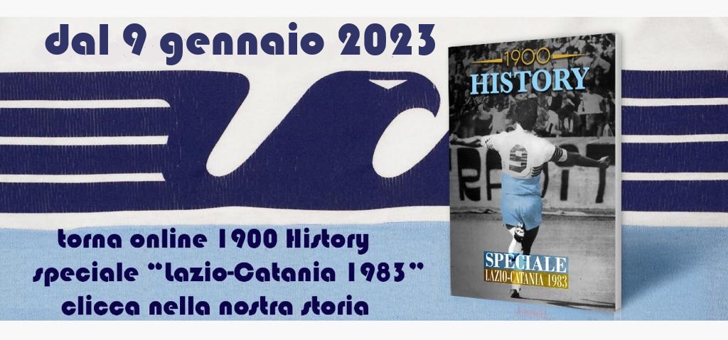 Oggi in uscita online l’eBook “Lazio-Catania 1983 il Volume 2 di “1900 History”